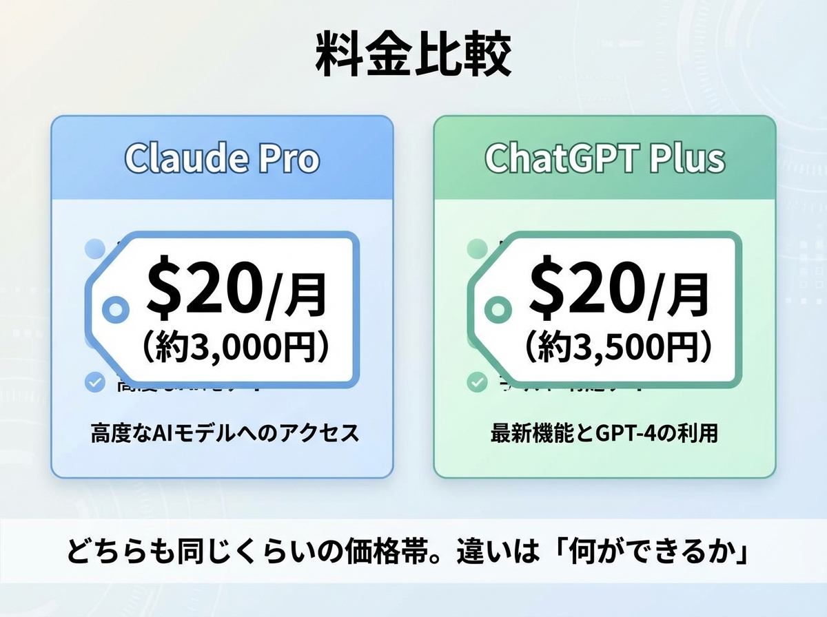 第3章：料金体系の徹底比較——コスパはどっちがいい？