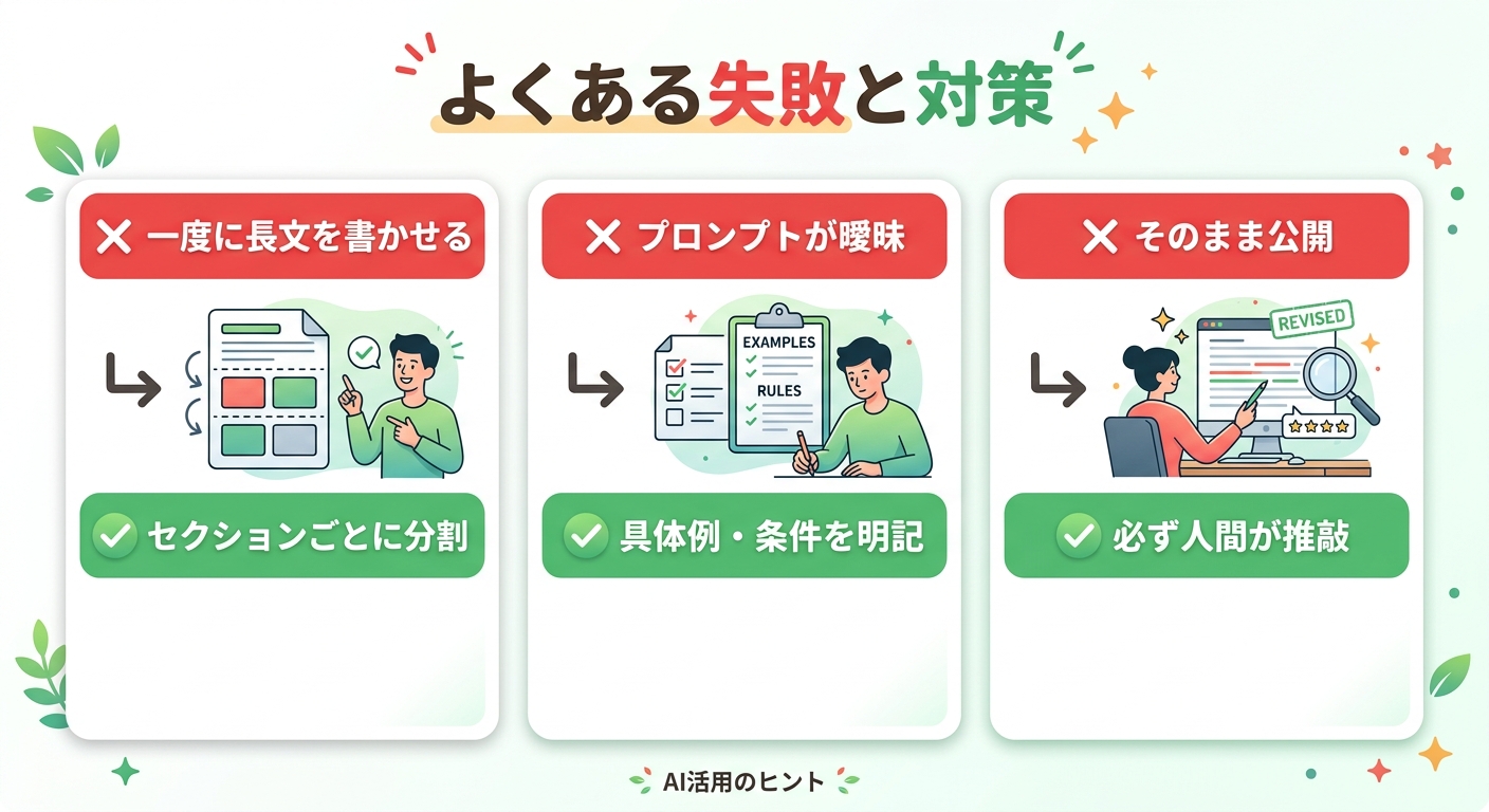 Claude Coworkでブログを書く際の注意点と対策