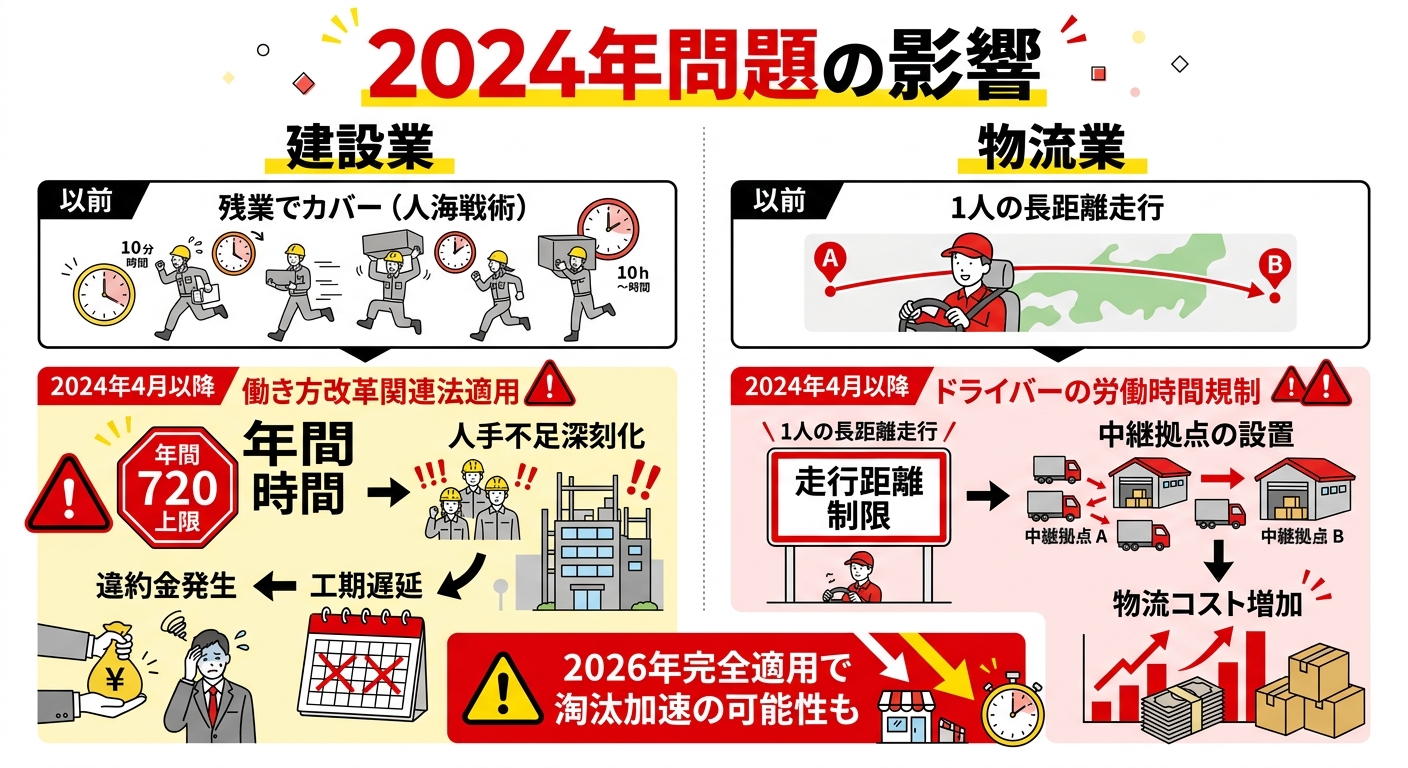 「2024年問題」が引き金に——建設・物流の現場で何が起きているか