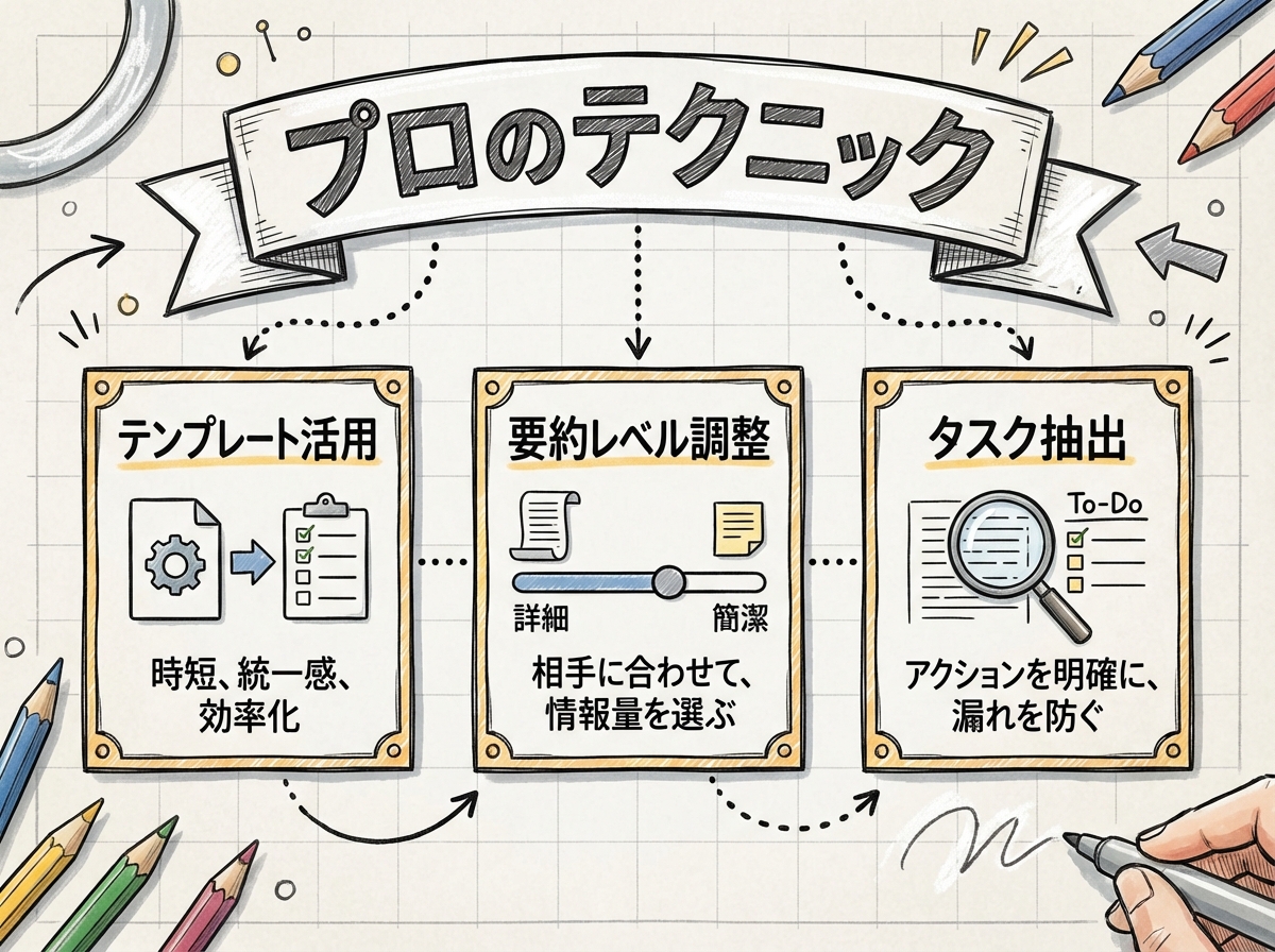 4. 議事録作成のコツとポイント——プロが実践しているテクニック