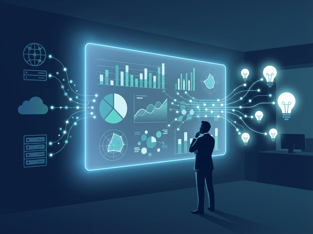 Claude Coworkでデータドリブンな意思決定を実現するイメージ