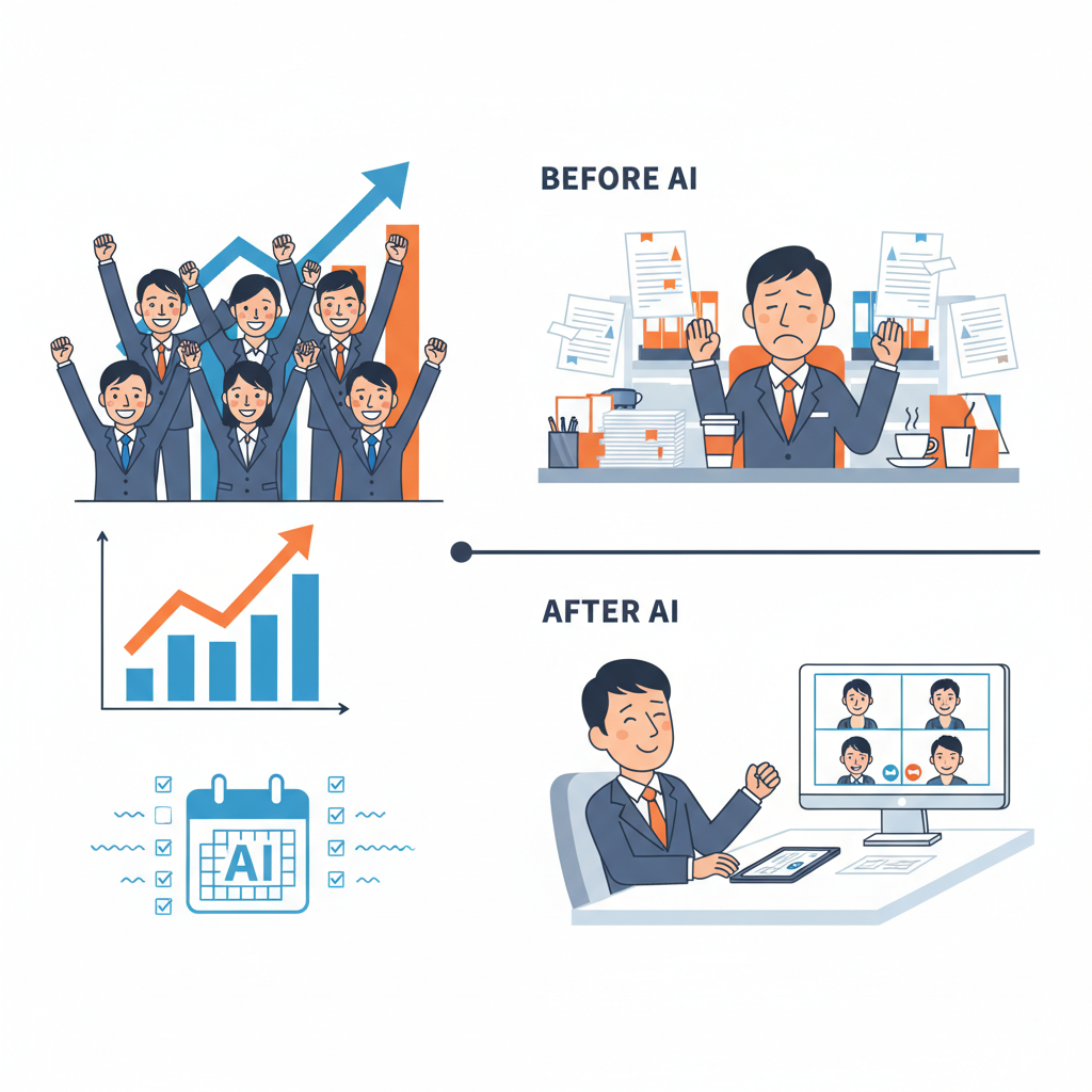 営業職がClaude Coworkで生産性を上げる方法【2026年最新】完全ガイド Claude Cowork導入による営業生産性向上のまとめ