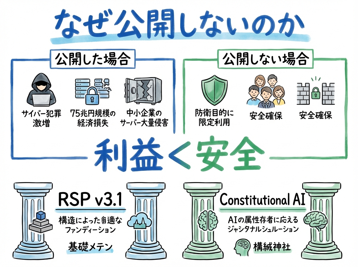 なぜAnthropicは公開しないのか