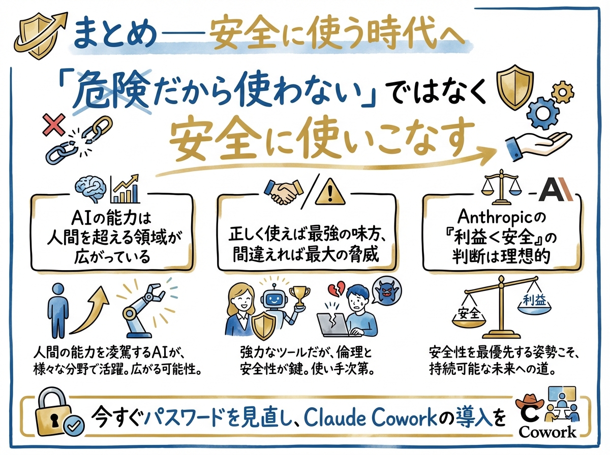 まとめ——安全に使う時代へ