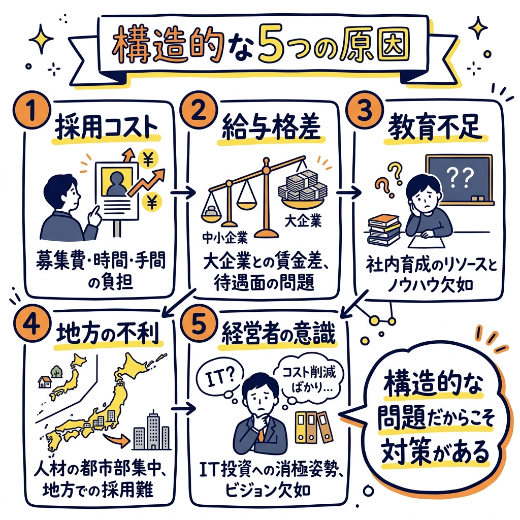 IT人材ゼロが招く3つの経営リスク——「今のままで大丈夫」は幻想