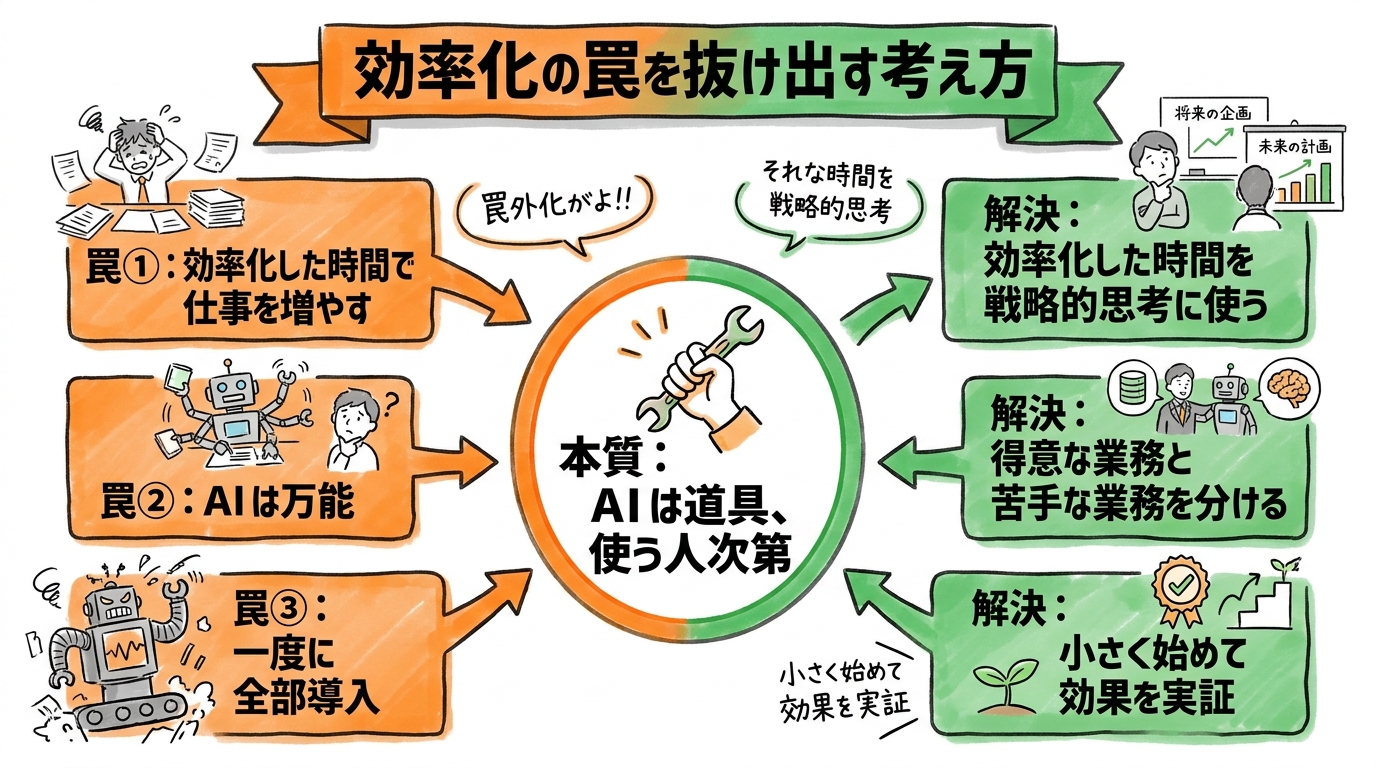 「効率化の罠」を抜け出す考え方