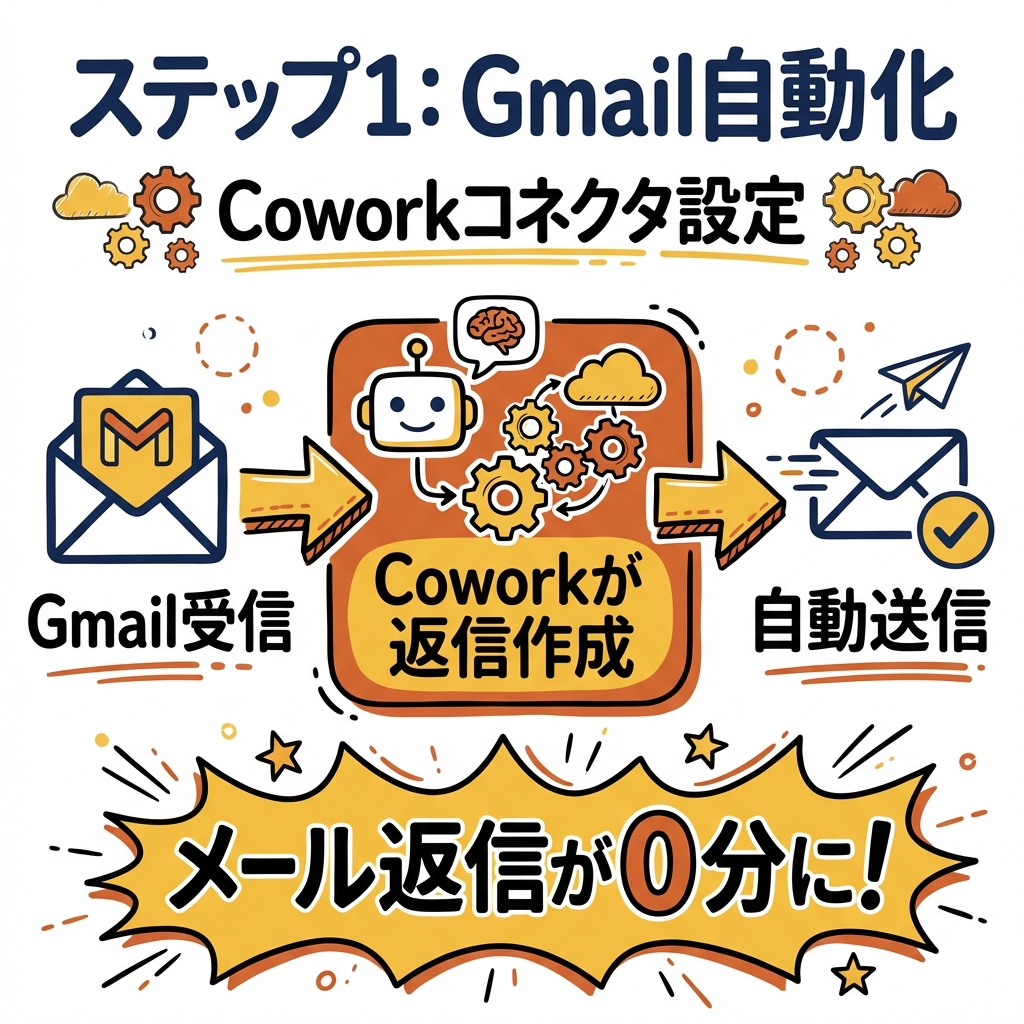 ステップ1：メール返信の自動化——Gmailコネクタの設定