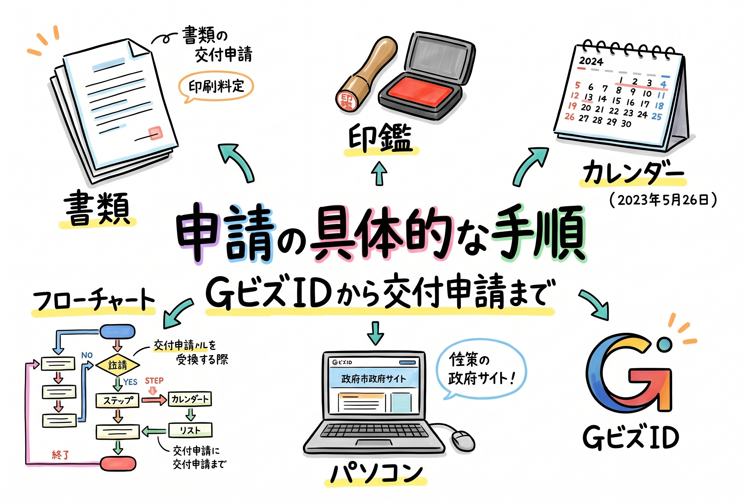 申請の具体的な手順