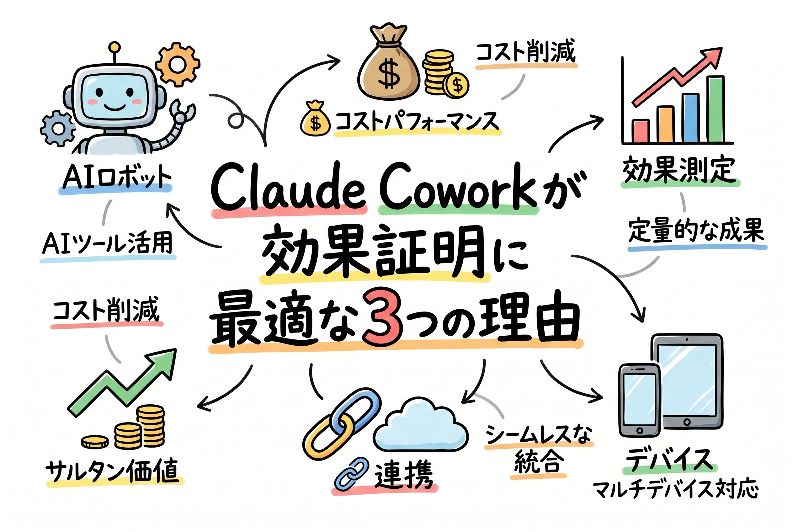 Claude Coworkが補助金の「効果証明」に最適な3つの理由